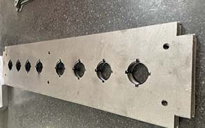 Corte de lámina ( En Acero carbón A36 en calibre 14 de Espesor)