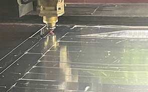 Corte de lamina de Aluminio